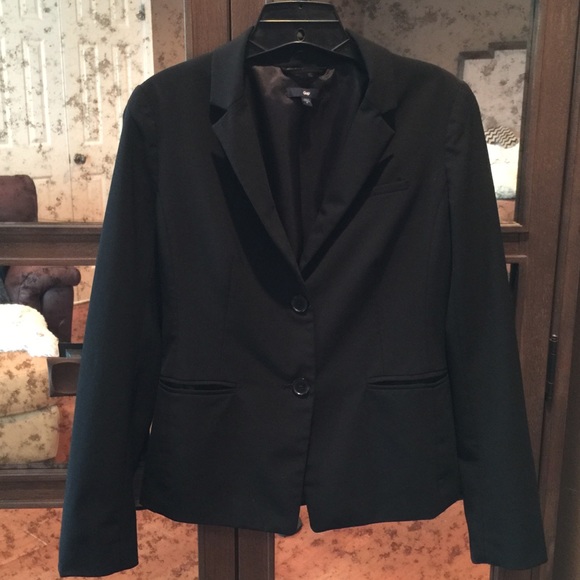 gap black blazer